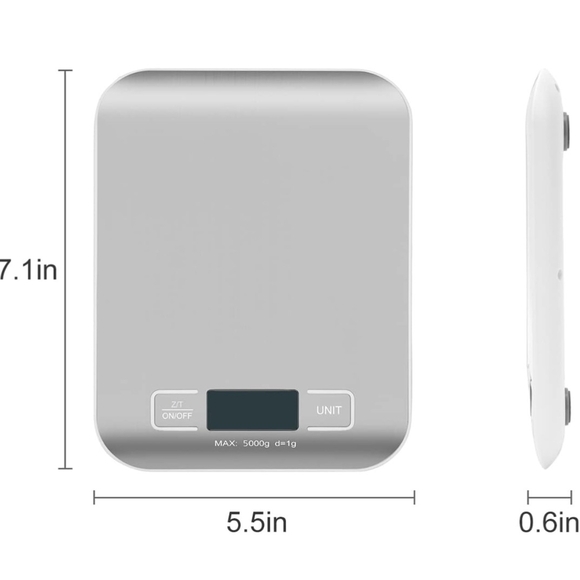 Digital Kitchen Scale with LCD Display - Picture 8 of 12
